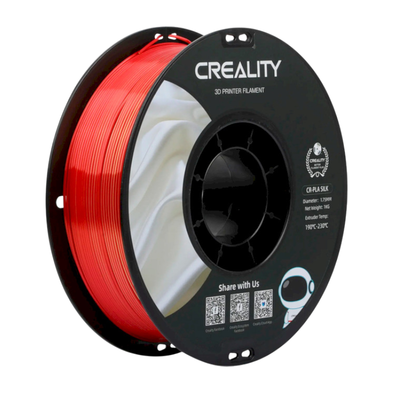 Філамент (пластик) для 3D принтера CREALITY PLA шовковий блиск 1кг, 1.75мм, червоне золото (3301120009)